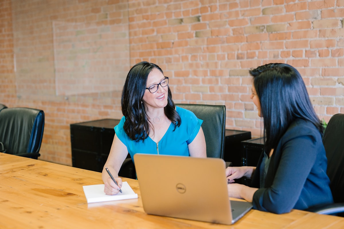 Therapist and patient in conversation during a counseling session